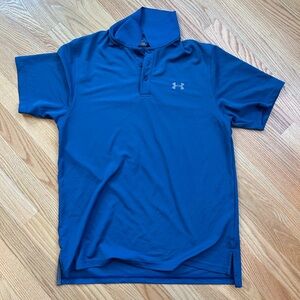Under Armour Golf Polo Shirt Blue
